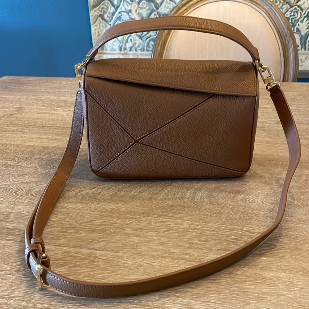 Quince - Italian leather patchwork crossbody - Picture 3 of 6